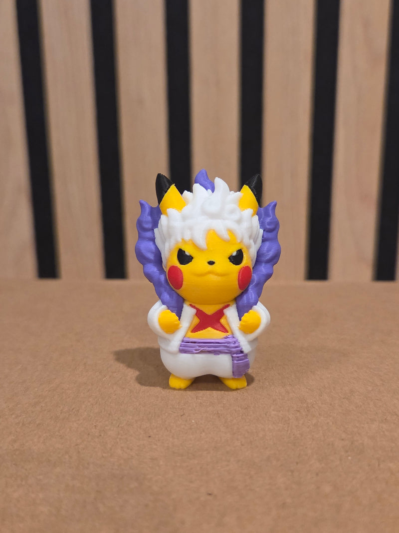 Pikachu Luffy Gear 5 Mash Up