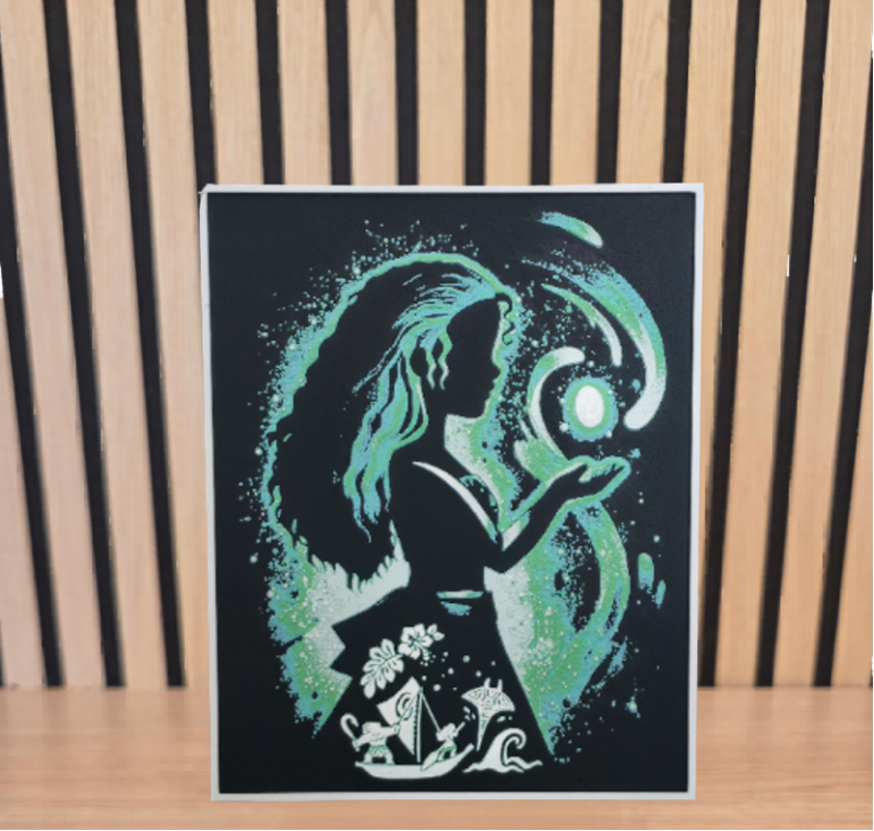 Vaiana - Tableau HueForge