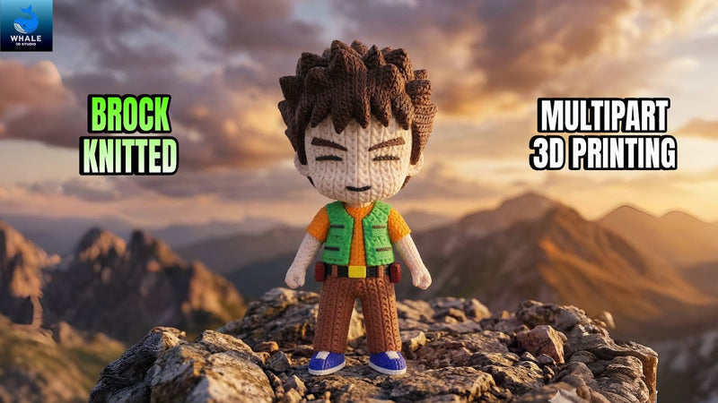 Brock - Figurine Imitation Crochet