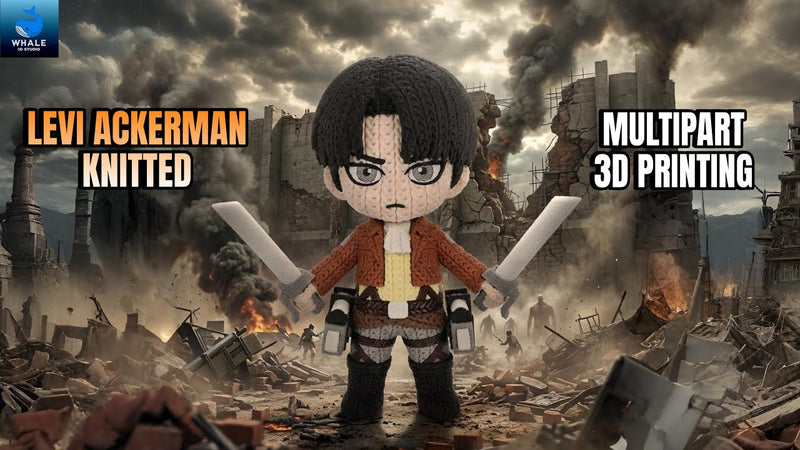 Levi Ackerman - Figurine Imitation Crochet