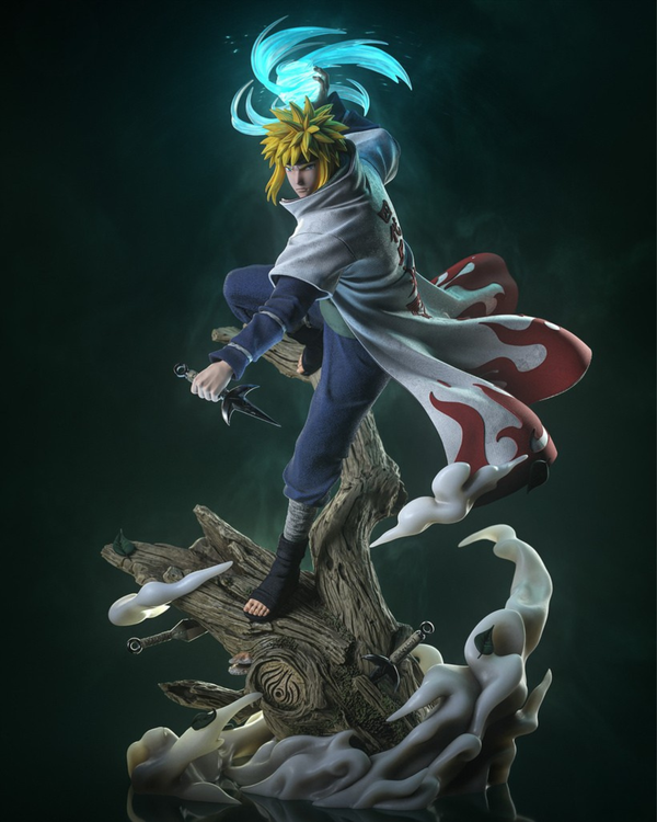 Figurine Minato Namikaze Naruto en résine imprimée en 3D — Le Repaire du Phénix