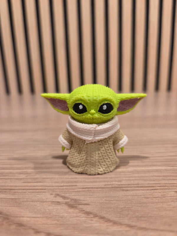 Baby Yoda (Grogu) - Figurine Imitation Crochet