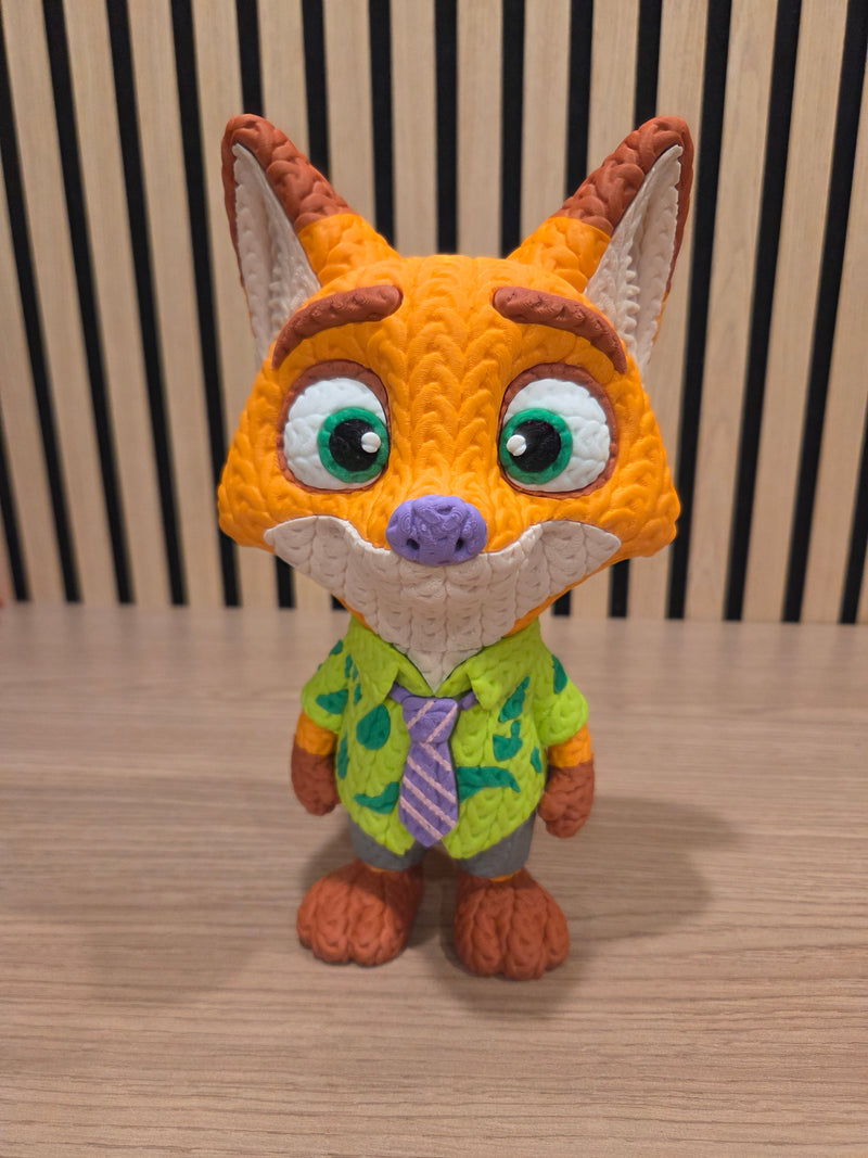 Nick Wilde | Zootopia - Figurine Imitation Crochet