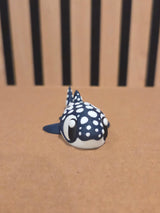 Baleine Bleu à pois Articulée