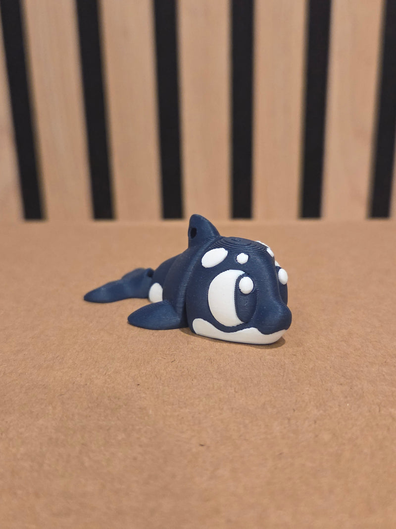Baleine Bleu Articulée