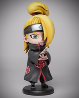 Figurine Deidara Naruto en résine imprimée en 3D (vue 3) — Le Repaire du Phénix