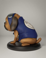 Figurine Pakkun Naruto en résine imprimée en 3D (vue 4) — Le Repaire du Phénix
