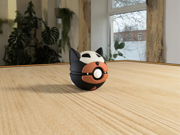 Figurine Malosse Pokémon façon Pokéball imprimée en 3D — Le Repaire du Phénix