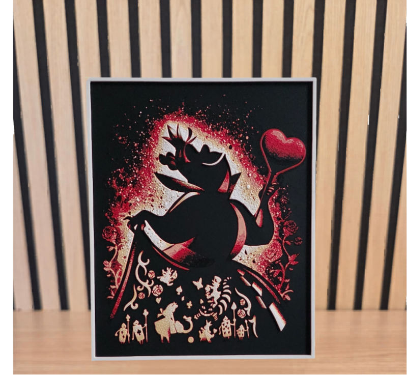 La Reine de Coeur - Tableau HueForge