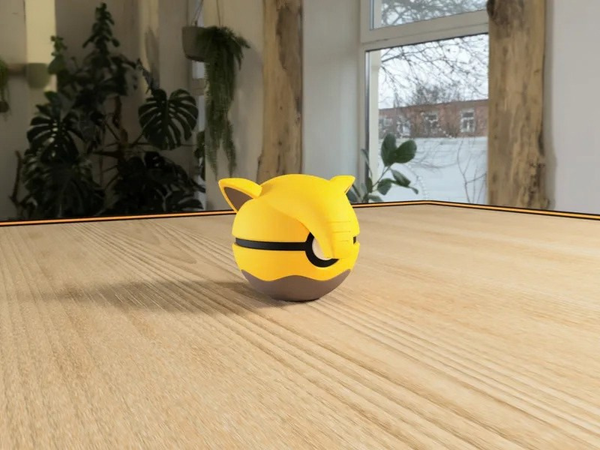Figurine Soporifik Pokémon façon Pokéball imprimée en 3D — Le Repaire du Phénix