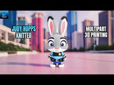 Judy Hopps | Zootopia - Figurine Imitation Crochet - vue 2