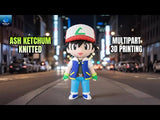 Sacha (Ash Ketchum) - Figurine Imitation Crochet - vue 2