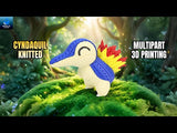 Cyndaquil (Pok&eacute;mon) - Figurine Imitation Crochet - vue 2