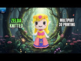 Princesse Zelda - Figurine Imitation Crochet - vue 2
