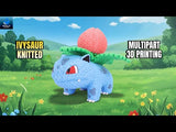 Ivysaur Figurine Imitation Crochet