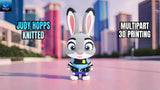 Judy Hopps | Zootopia - Figurine Imitation Crochet