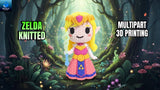 Princesse Zelda - Figurine Imitation Crochet
