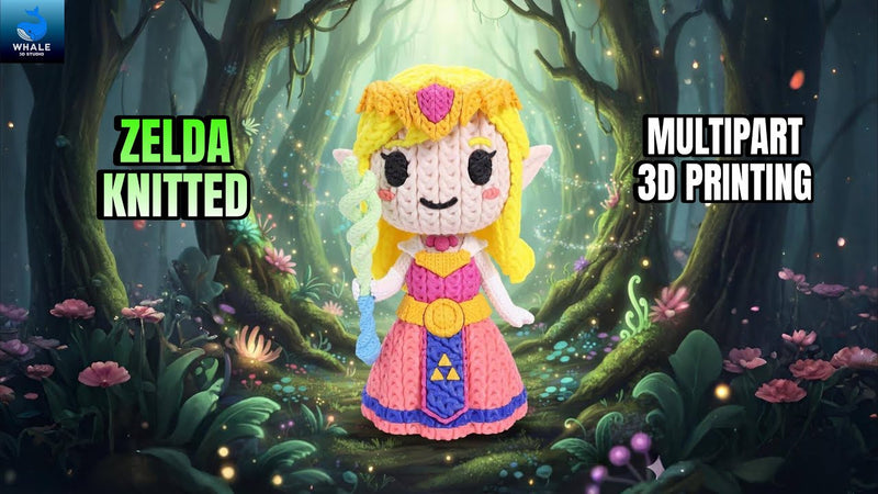 Princesse Zelda - Figurine Imitation Crochet
