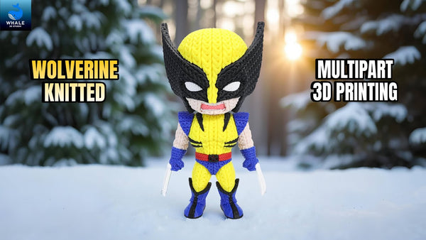 Wolverine - Figurine Imitation Crochet
