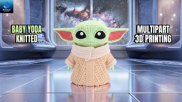 Baby Yoda (Grogu) - Figurine Imitation Crochet