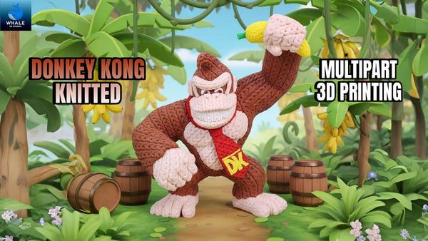 Donkey Kong - Figurine Imitation Crochet
