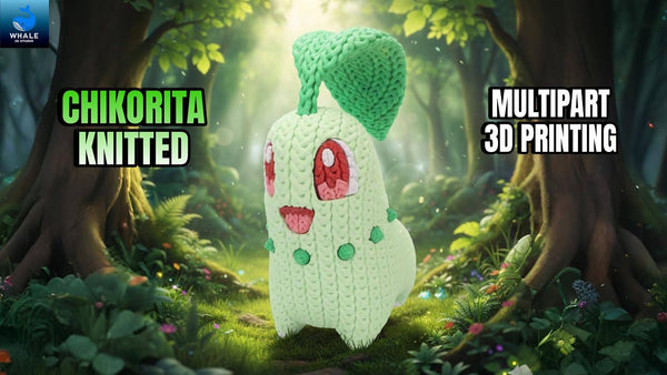 Chikorita (Pok&eacute;mon) - Figurine Imitation Crochet