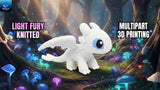 Light Fury (Krokmou 2) - Figurine Imitation Crochet