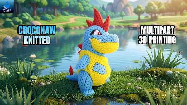 Croconaw (Pok&eacute;mon) - Figurine Imitation Crochet