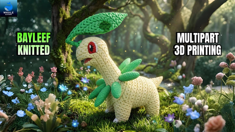 Bayleef (Pok&eacute;mon) - Figurine Imitation Crochet
