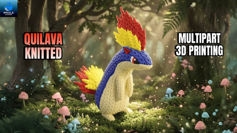 Quilava - Figurine Imitation Crochet