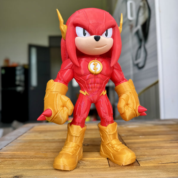 Speed Knuckles – Knuckles × The Flash